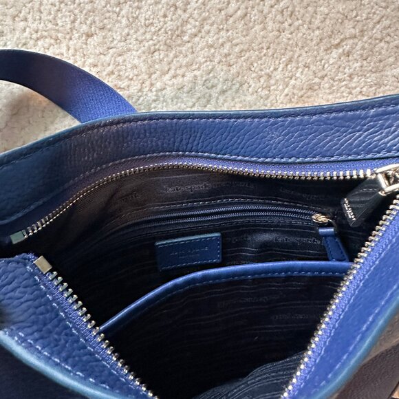 kate spade new york Hudson Color Blocked Pebble Leather Messenger Crossbody - Picture 4 of 5